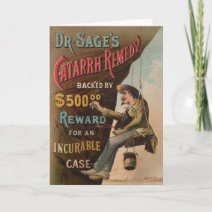 Dr. Sage's Catarrh Remedy Card