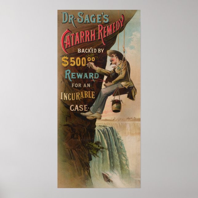 Dr. Sage's Catarrh Remedy Poster (Front)