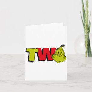 Dr Seuss 2nd Birthday Two Baby Card