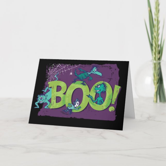 Dr. Seuss | BOO! Halloween Graphic Card (Front)