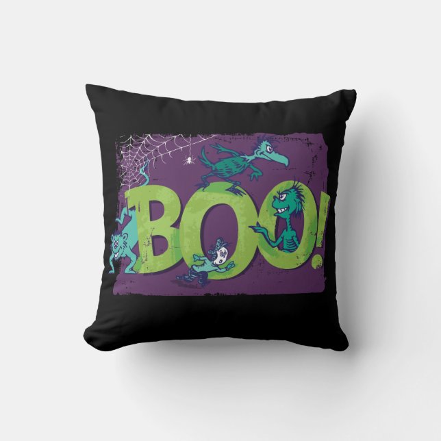 Dr. Seuss | BOO! Halloween Graphic Cushion (Front)
