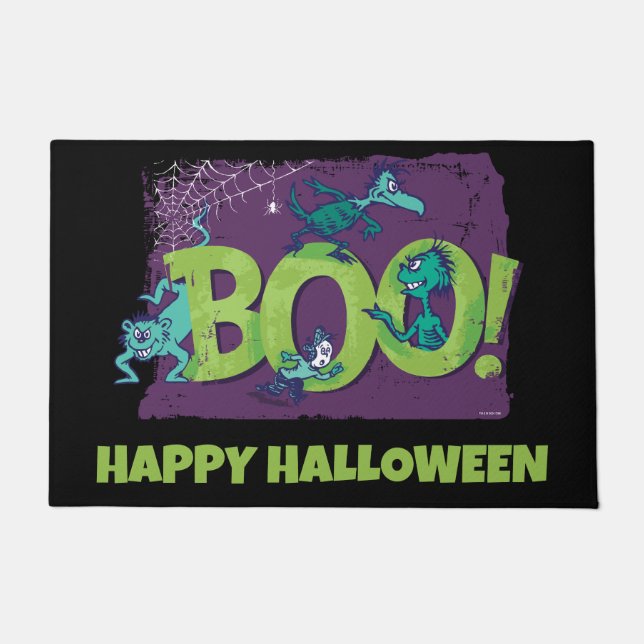 Dr. Seuss | BOO! Halloween Graphic Doormat (Front)