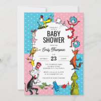 Dr. Seuss - Book Characters | Pastel Baby Shower