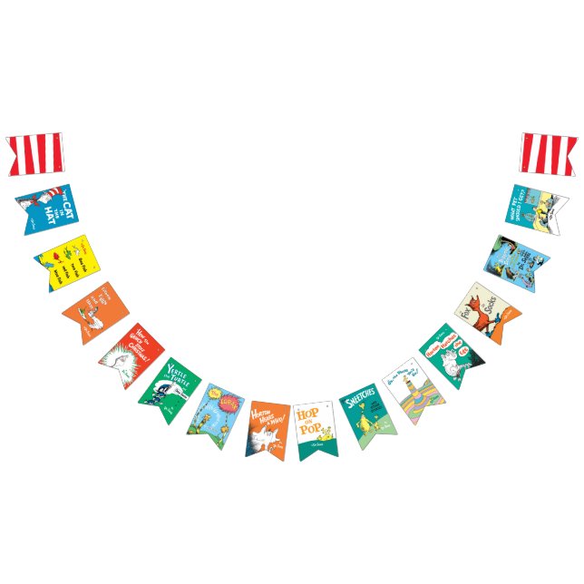 Dr. Seuss Book Titles Bunting (All)