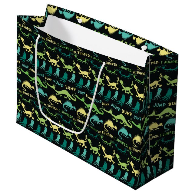 Dr. Seuss | "Bump Jump" Hallowen Pattern Large Gift Bag (Front Angled)