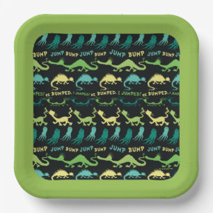 Dr. Seuss   "Bump Jump" Hallowen Pattern Paper Plate