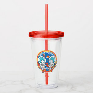 Dr. Seuss   Cadet One Cadet Two Space Explorer Acrylic Tumbler