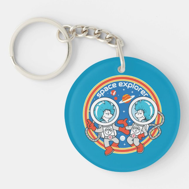 Dr. Seuss | Cadet One Cadet Two Space Explorer Key Ring (Front)