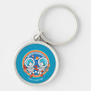 Dr. Seuss   Cadet One Cadet Two Space Explorer Key Ring