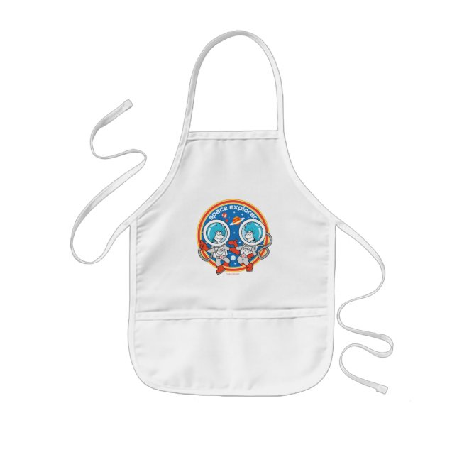 Dr. Seuss | Cadet One Cadet Two Space Explorer Kids Apron (Front)