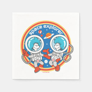 Dr. Seuss Cadet One Cadet Two Space Explorer Napkin