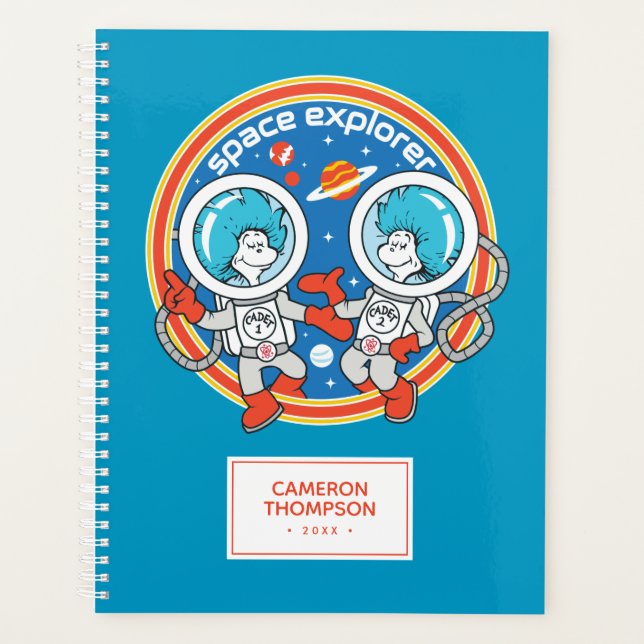 Dr. Seuss | Cadet One Cadet Two Space Explorer Planner (Front)