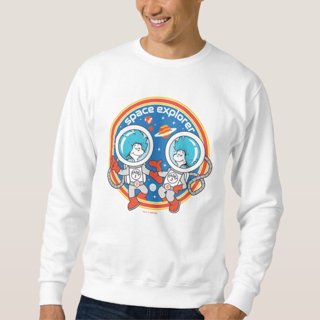 Dr. Seuss | Cadet One Cadet Two Space Explorer Sweatshirt (Front)