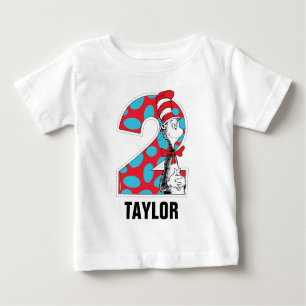 Dr. Seuss Cat in the Hat 2nd Birthday Baby T-Shirt