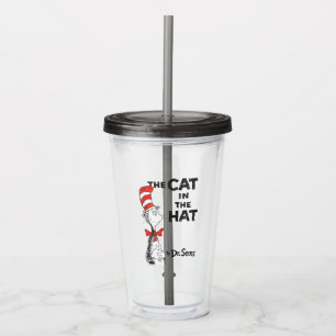 Dr. Seuss   Cat in the Hat Book Acrylic Tumbler