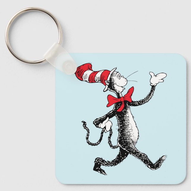 Dr. Seuss | Cat in the Hat Cat Walk Key Ring (Front)