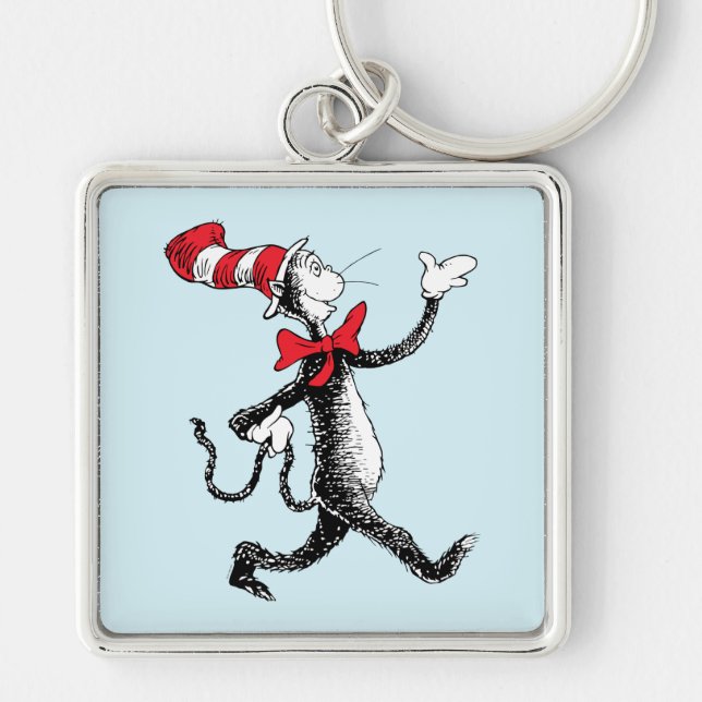 Dr. Seuss | Cat in the Hat Cat Walk Key Ring (Front)