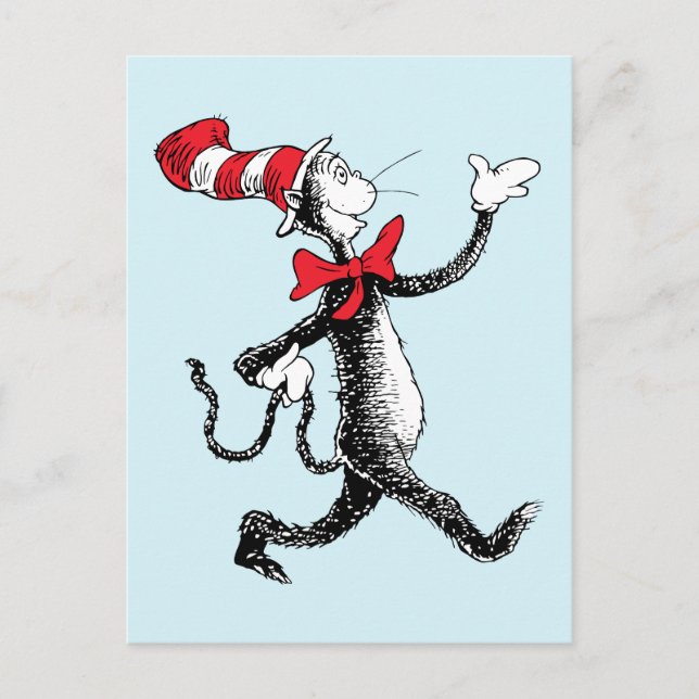 Dr. Seuss | Cat in the Hat Cat Walk Postcard (Front)