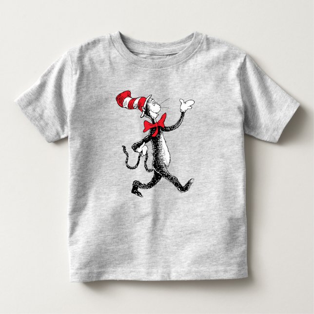 Dr. Seuss | Cat in the Hat Cat Walk Toddler T-Shirt (Front)