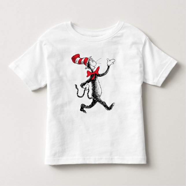 Dr. Seuss | Cat in the Hat Cat Walk Toddler T-Shirt (Front)