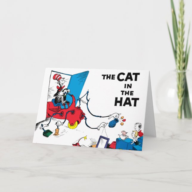 Dr. Seuss | Cat in the Hat Cleans Up Card (Front)