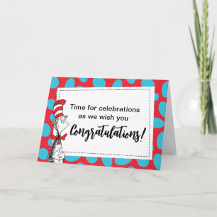 Dr. Seuss   Cat in the Hat Congratulations Card