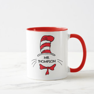 Dr. Seuss | Cat in the Hat Custom Teacher Name Mug