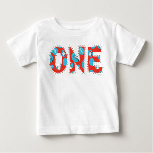 Dr. Seuss Cat in the Hat First Birthday Baby T-Shirt