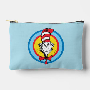 Dr. Seuss   Cat in the Hat Head Graphic Accessory Pouch
