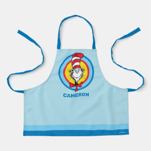 Dr. Seuss   Cat in the Hat Head Graphic Apron