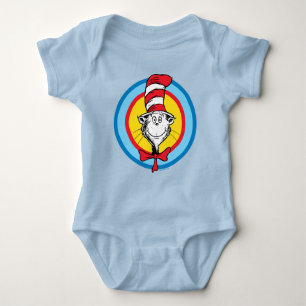 Dr. Seuss Cat in the Hat Head Graphic Baby Bodysuit