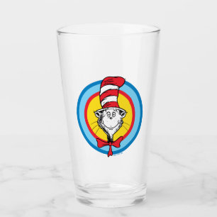 Dr. Seuss   Cat in the Hat Head Graphic Glass