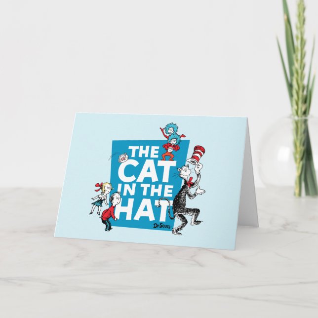 Dr. Seuss | Cat in the Hat Logo - Characters Card (Front)