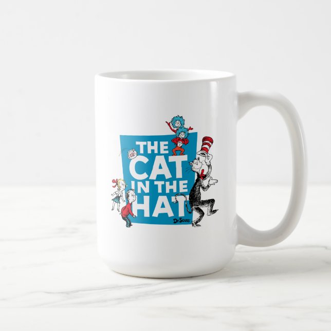 Dr. Seuss | Cat in the Hat Logo - Characters Coffee Mug (Right)