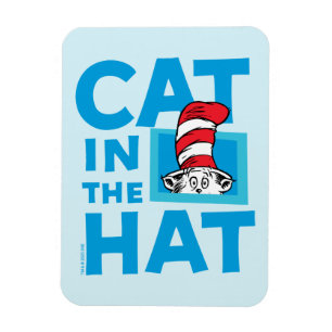 Dr. Seuss Cat in the Hat Logo Magnet