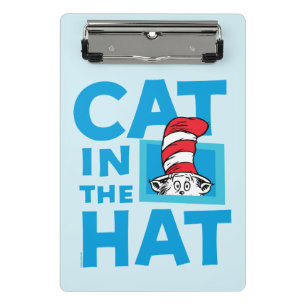 Dr. Seuss   Cat in the Hat Logo Mini Clipboard