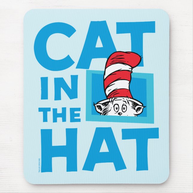Dr. Seuss | Cat in the Hat Logo Mouse Pad (Front)