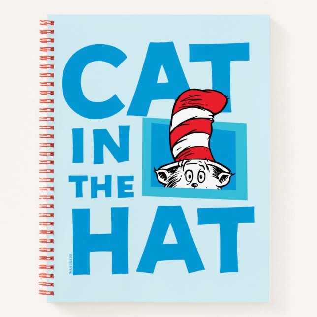 Dr. Seuss | Cat in the Hat Logo Notebook (Front)