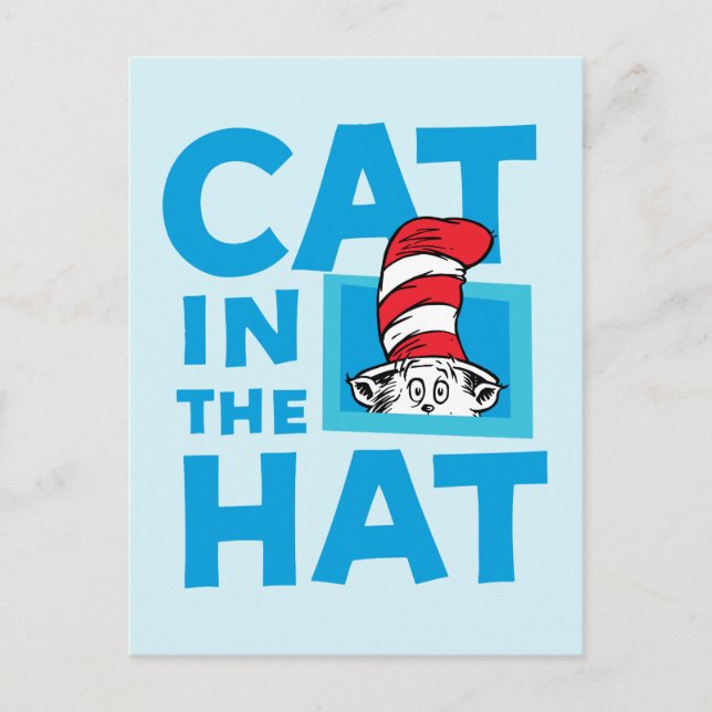 Dr. Seuss | Cat in the Hat Logo Postcard (Front)