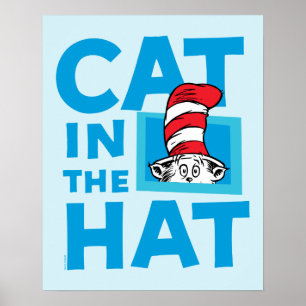 Dr. Seuss Cat in the Hat Logo Poster