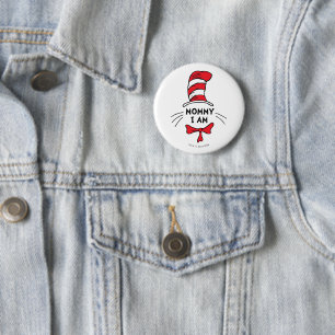Dr. Seuss Cat in the Hat - Mummy I am 6 Cm Round Badge