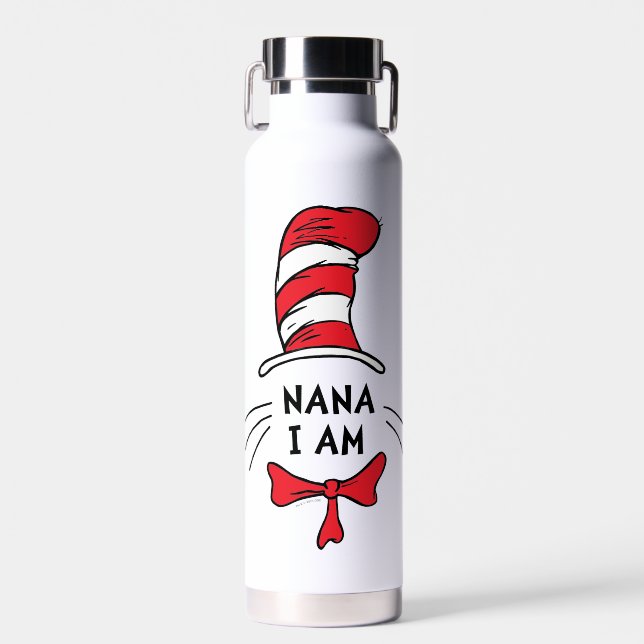 Dr. Seuss | Cat in the Hat - Nana I am Water Bottle (Front)