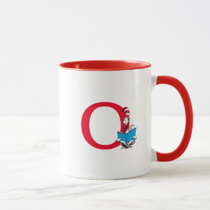 Dr. Seuss Cat in the Hat - Reading Monogram O Mug