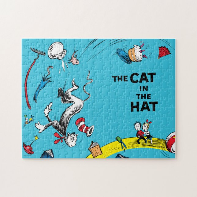 Dr. Seuss Cat in the Hat Scene Jigsaw Puzzle (Horizontal)