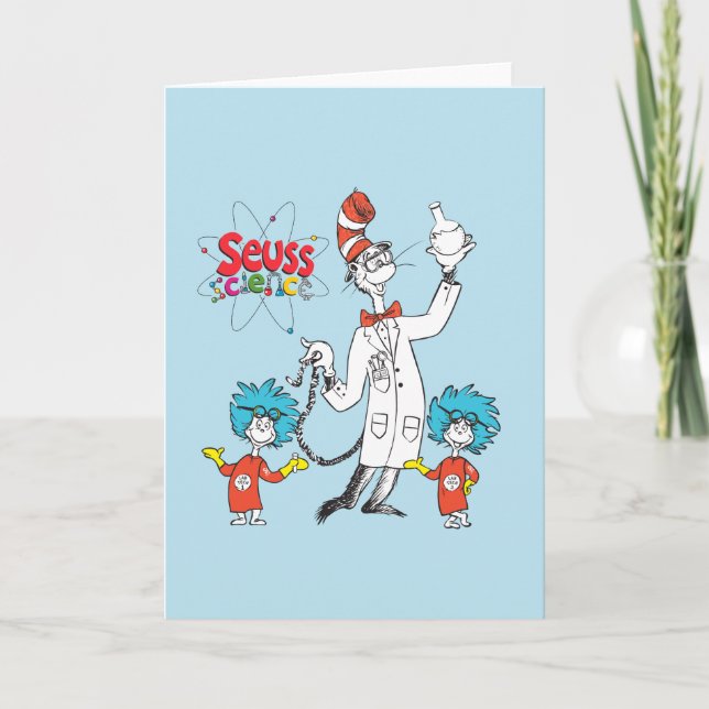 Dr. Seuss | Cat in the Hat Seuss Science Card (Front)