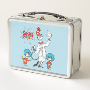 Dr. Seuss   Cat in the Hat Seuss Science Metal Lunch Box