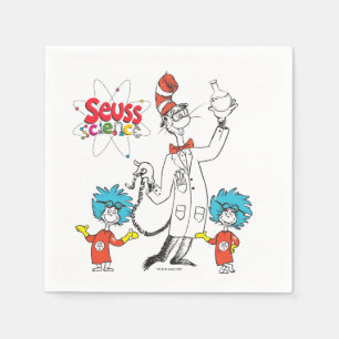 Dr. Seuss Cat in the Hat Seuss Science Napkin