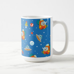 Dr. Seuss   Cat in the Hat Space Pattern Coffee Mug
