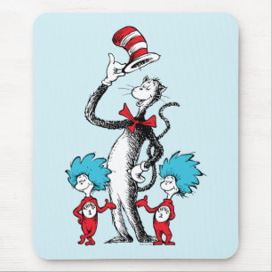 Dr. Seuss   Cat in the Hat, Thing One & Thing Two Mouse Pad