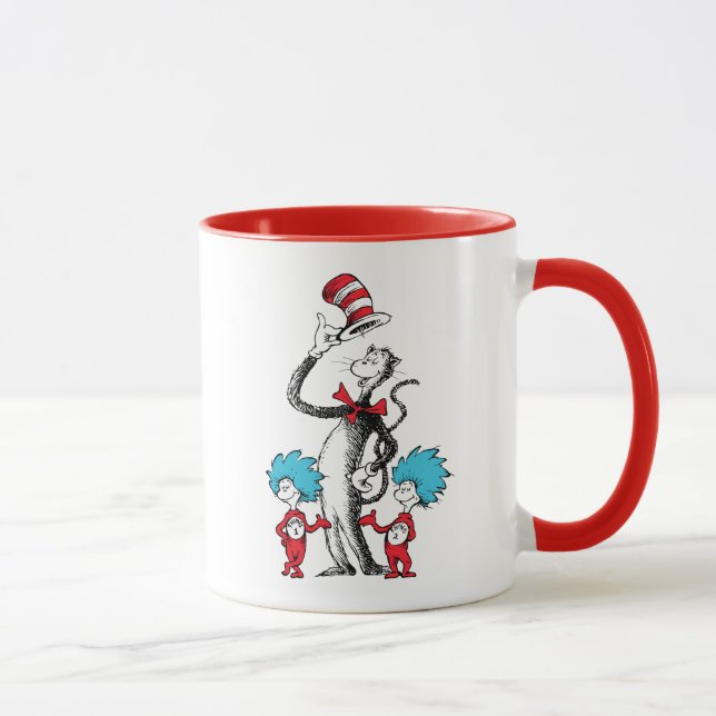 Dr. Seuss | Cat in the Hat, Thing One & Thing Two Mug (Right)